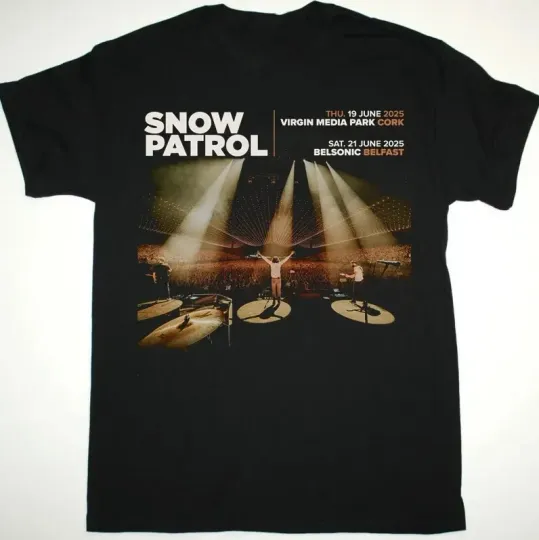 Discover Snow Patrol Tour 2025 Collection Gift T-shirt