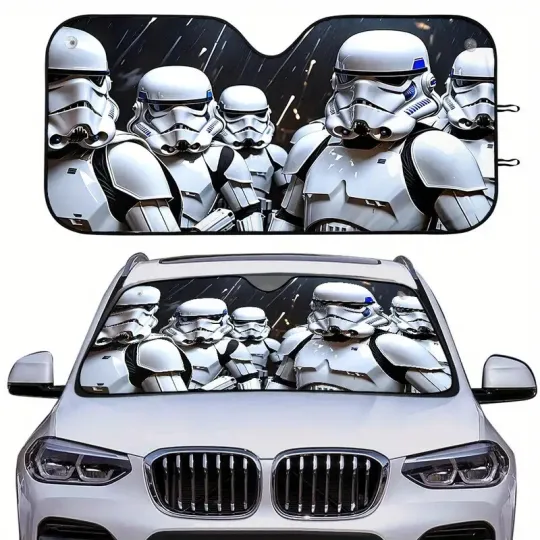 Discover Stormtrooper Team Starr Warss Fan Gift Car Sun Shade