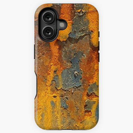 Discover Nature's Rust Art iPhone Case