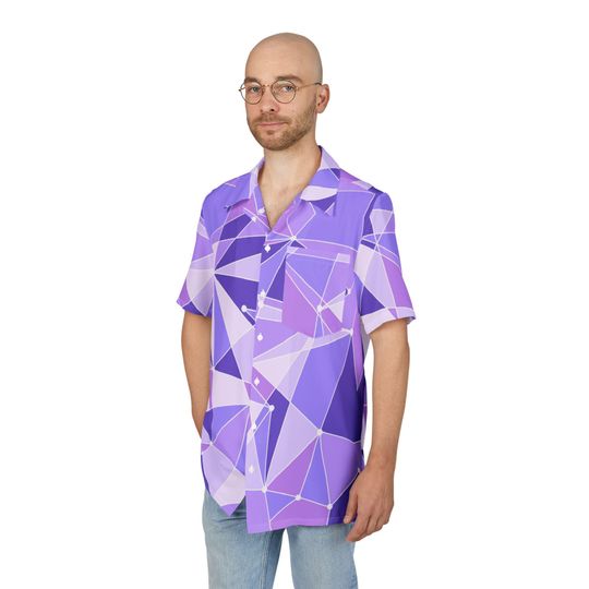 Discover The Purple Wall - Men's Button Down Shirt