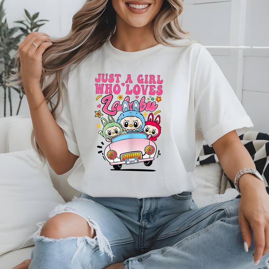 Discover Funny Labubu Girls Shirt, Labubu Fun Tee, Labubu Kawaii Tee, Labubu Lover Gifts