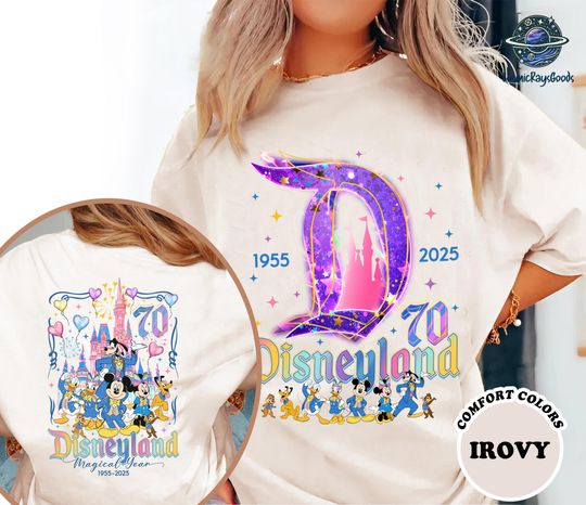 Discover Disneyyland 70th anniversary Shirt, Mickeyy & friends Disneyyland Shirt