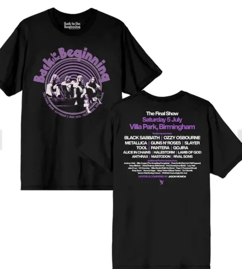 Discover Black Sabbath Ozzy Final Show 2025 Villa Park T-Shirt