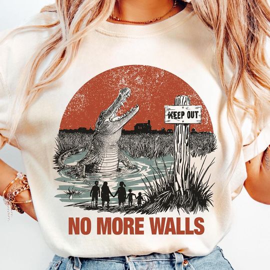 Discover Anti Alligator Alcatraz Shirt, Stop Alligator Alcatraz Shirt
