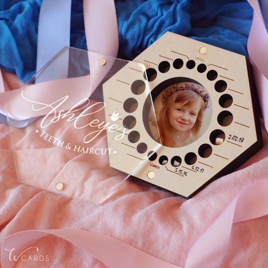 Discover Tooth Fairy Box Baby Tooth Keepsake Box, First Haircut Box Teeth Box, Baby Shower Gift