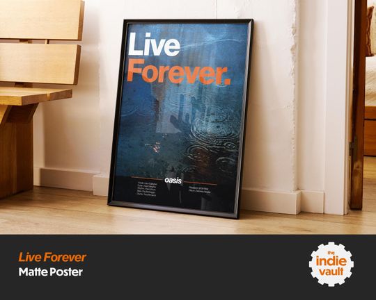 Discover Oasis | Live Forever | Fan-Made Poster