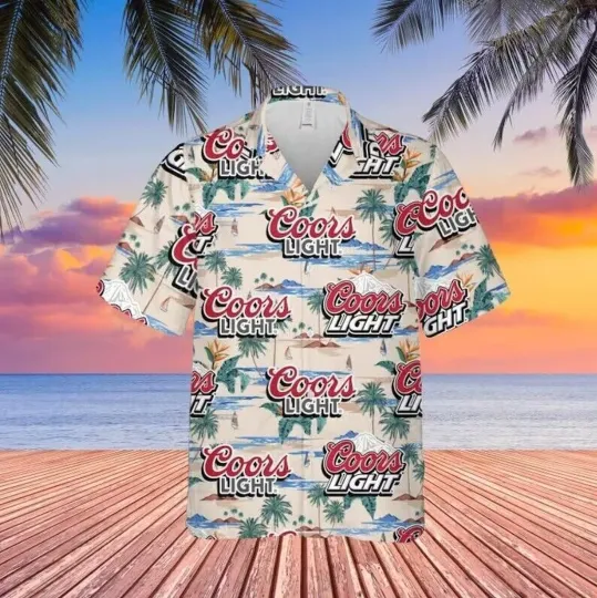 Discover CCOORS Light Hawaiian Sea Island Pattern hawaiian shirt, hawaii beer Loves Shirt