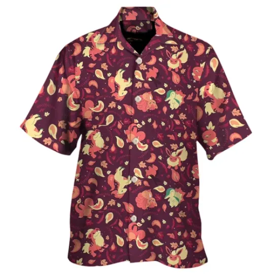 Discover Fire PKM Pattern Hawaiian Shirt For Men and Women