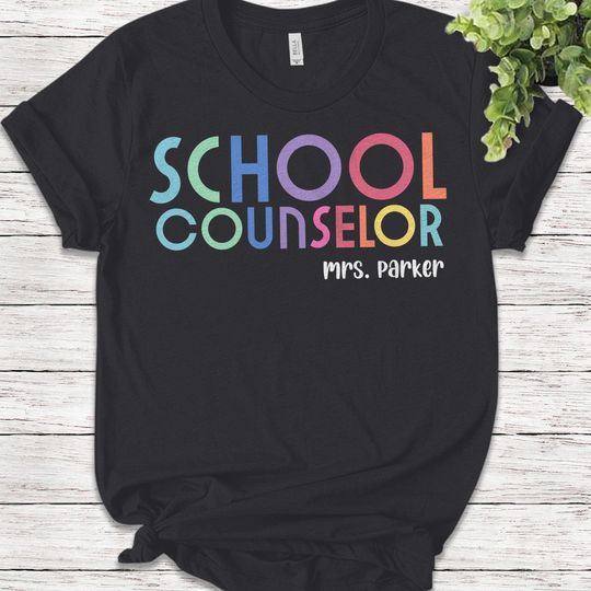 Discover Custom School Counselor Shirt – Personalized Back to School Gift for Teacher