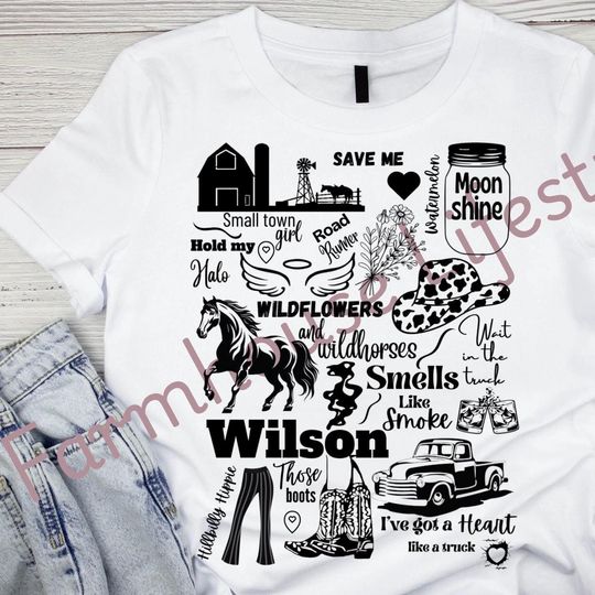Discover Wilson Shirt, Concert Tee Shirt, Country Music T-Shirt