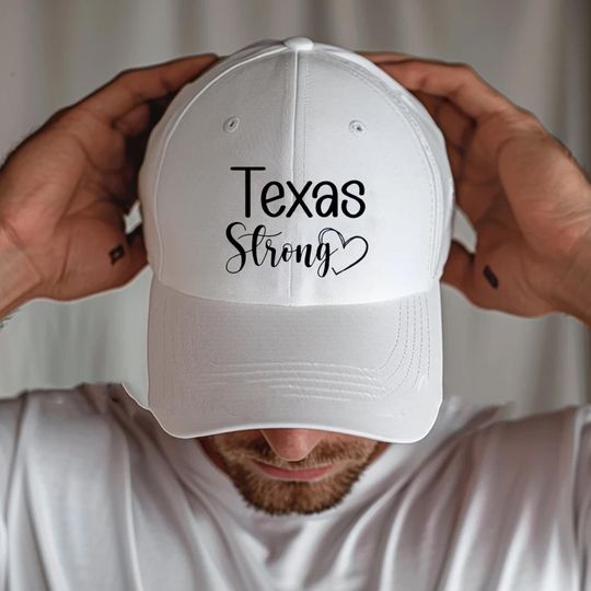 Discover Embroidered Prayers for Texas Hat, Faith-Based Texas Flood Relief Hat