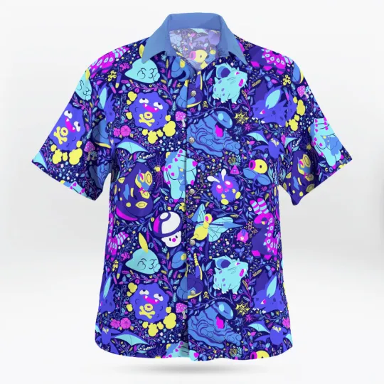 Discover Poison PKM Beach Outfits New Aloha Shirt For Men Women