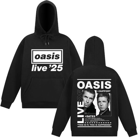 Discover Rock Band O-Oasis Live 25 Tour Hoodies