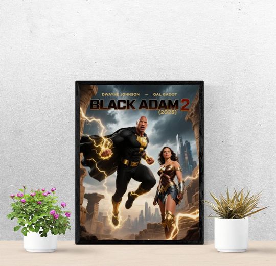 Discover 2025 Dark Superhero Sequel Poster  Action Movie Wall Art Print for Home Decor