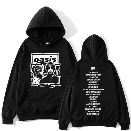 Discover Rock Band O-Oasis Live 25 Tour Merch Hoodies