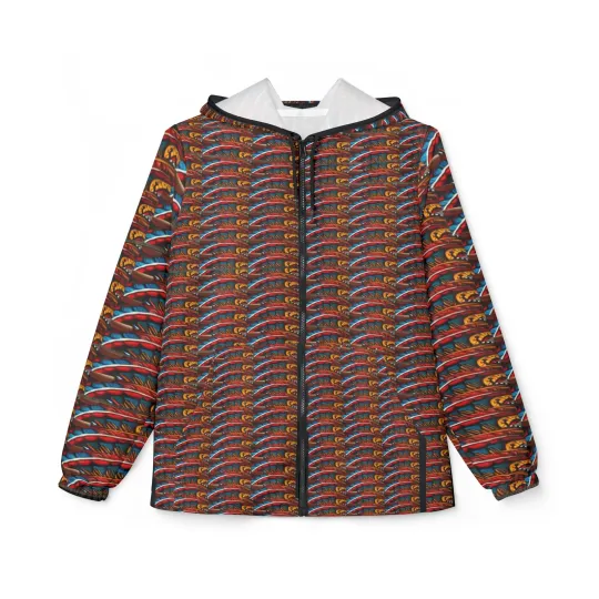 Discover Platinum Beauty #PB2 AOP Windbreaker Jacket