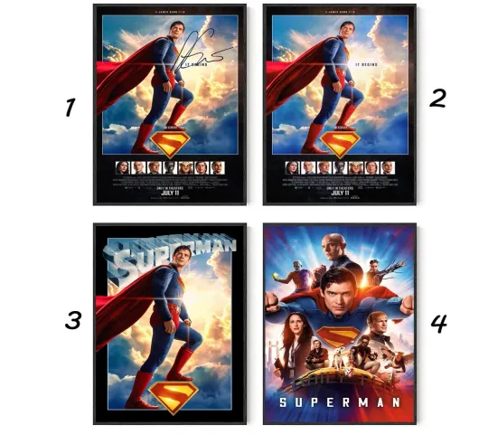 Discover Poster!!! 2025 Superman Movie Poster  Clark Kent Lois Lane DC David Corenswet