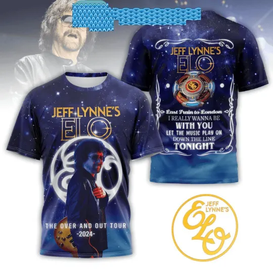 Discover Jeff Lynnes Elo Last Train To London I Really Wanna Be With You T-Shirt