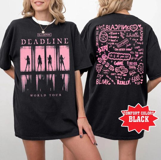 Discover BlackPink Deadline World Tour 2 Side Shirt
