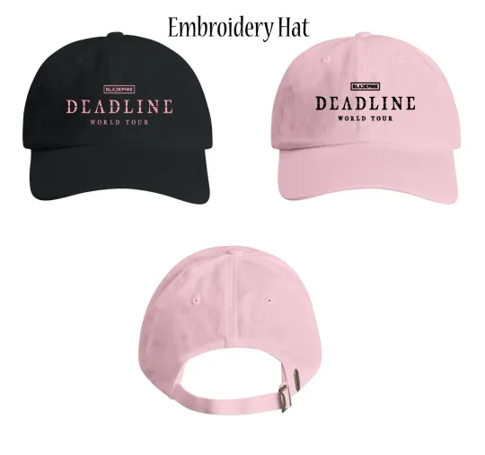 Discover Black Pink Deadline World Tour 2025 Classic Cap,  Embroidered Hat