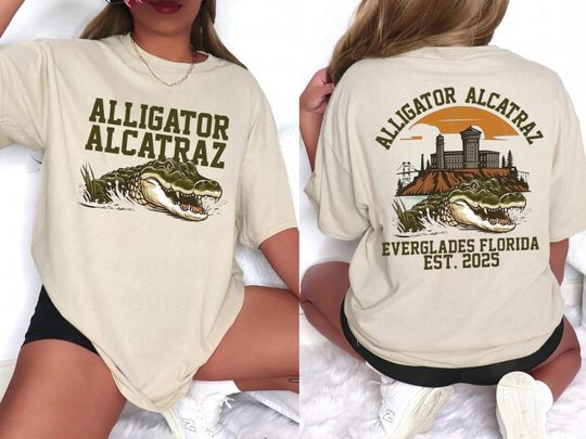 Discover Alligator Alcatraz  Vintage Gator Enforcement shirt