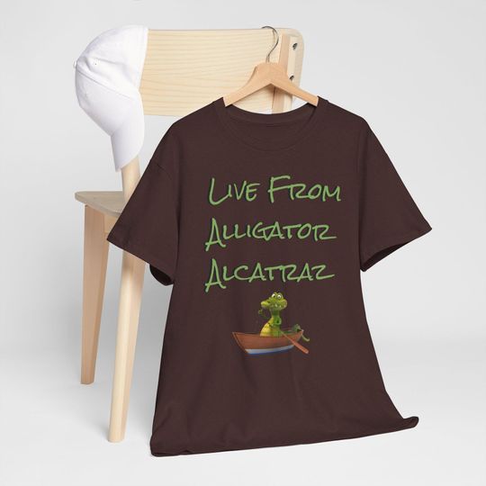 Discover Live From Alligator Alcatraz Graphic TShirt, Funny Gift for Friends