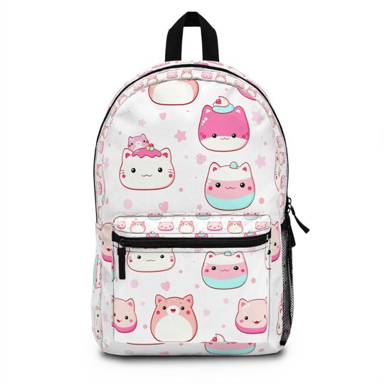 Discover Cute Animal Print Backpack for Kids, Kawaii School Bag, Fun Travel Pack, Adorable Everyday Use, Ideal Gift for Birthdays