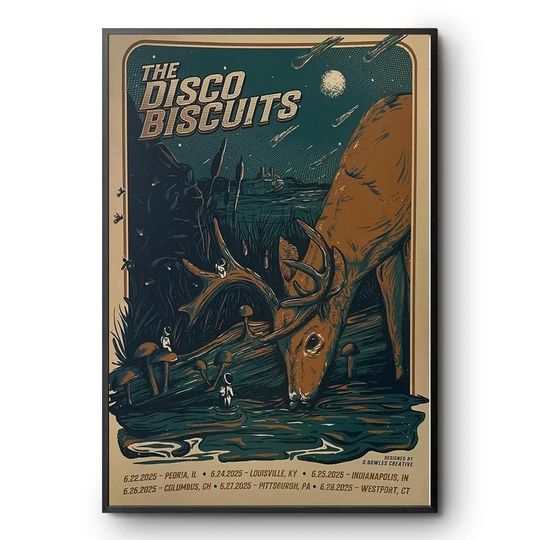 Discover The Disco Biscuits tour June 2025 and Midwest week shows Poster