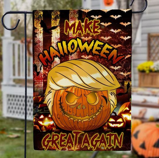 Discover Make Halloween Great Again Flag, TRUMP Flag, Thanksgiving Flag, Halloween Decor