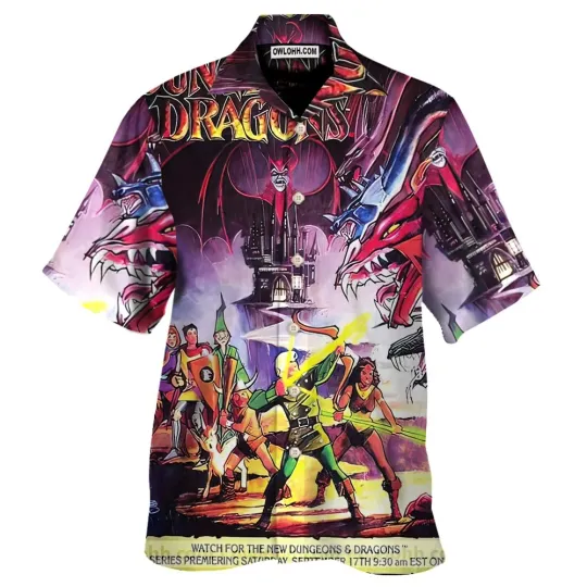 Discover Dungeons And Dragons Hawaiian Shirt, Summer Shirt