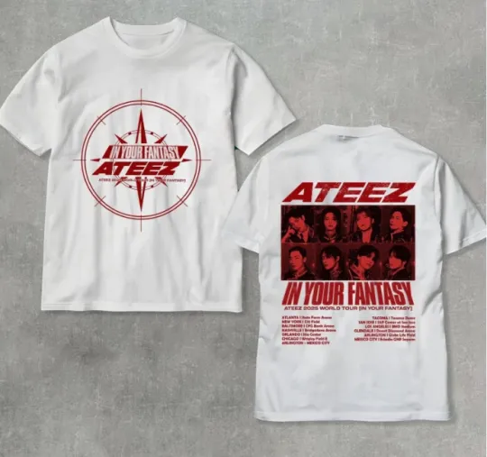 Discover Ateez 2025 World Tour in Your Fantasy Shirt