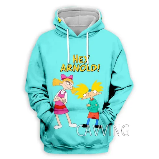 Discover Hey Arnold  3D Printed Fashion Hoodies