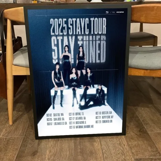Discover STAYC - 2025 Tour 'STAY TUNED' in North America Poster