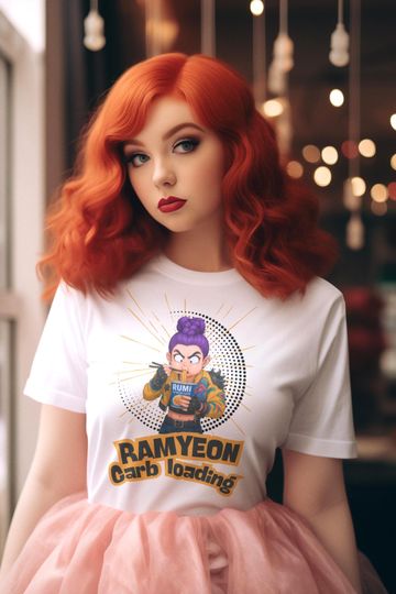 Discover KPop Demon Hunters Shirt, Huntrix, Rumi, Ramyeon Carb Shirt