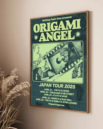 Discover Origami Angel Japan Tour 2025 Poster 3D