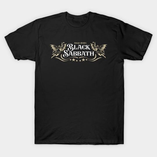 Discover Black Sabbath, 1968-2025 farewell - Black Sabbath Band T-Shirt