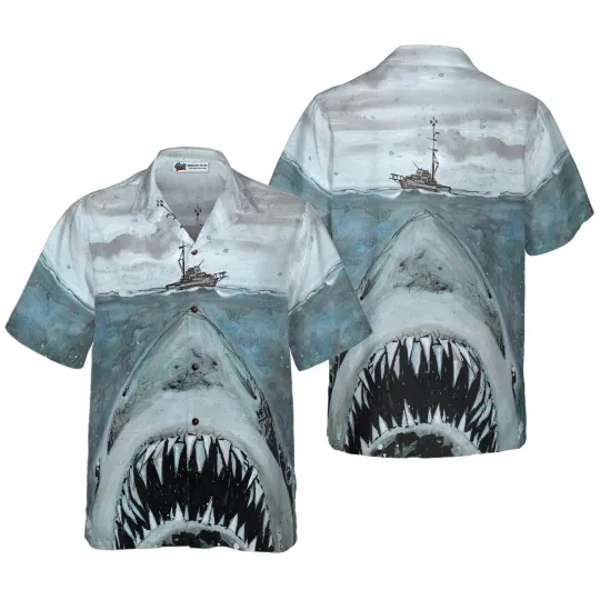 Discover Shark Mouth 02 Hawaiian Shirt Aloha Shirt
