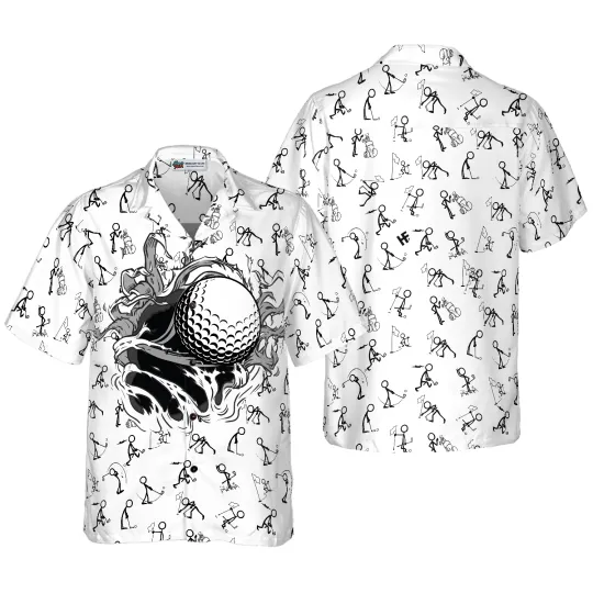 Discover Golf Hole Breakthrough Hawaiian Shirt Aloha Shirt For Men