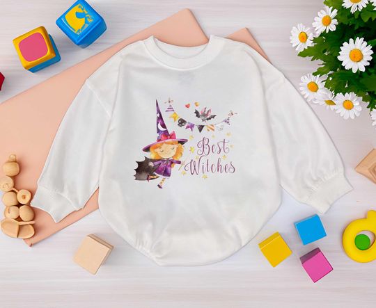 Discover Halloween Onesie Baby Rompr, Best Witches Outfit, Halloween Baby, First Halloween Clothers, Little Witch Bodysuit, 1st Halloween Gift