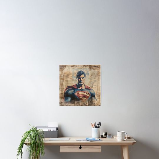 Discover Vintage Superhero Poster