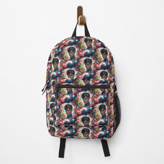 Discover Hero in Flowers Backpack, Student Gift
