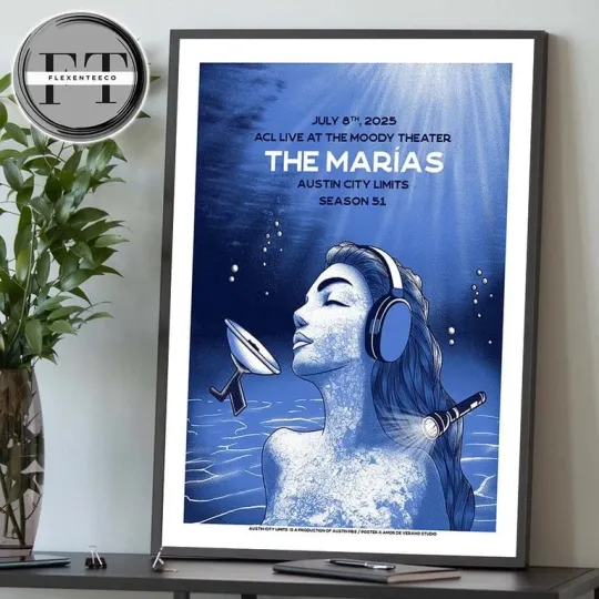 Discover The Marias ACL Live Moody Theater Austin July 8 2025 Poster Canvas