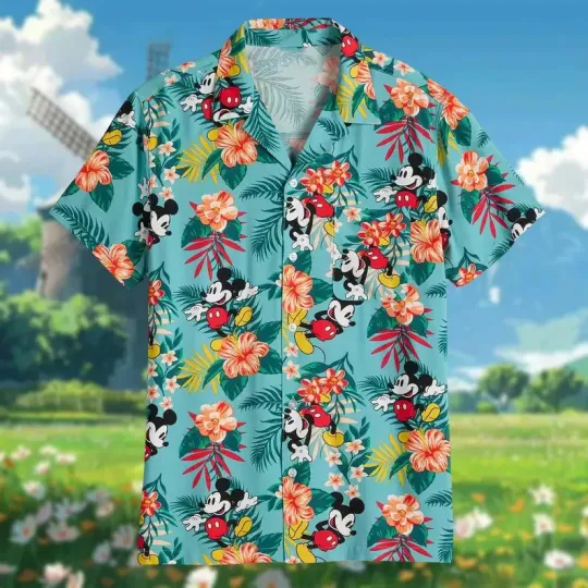 Discover Disneyyy Hawaiian Mickeyy Friends Aloha Cute Shirt Holidays Men Women Unisex1