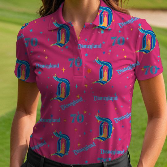 Discover Disneyyland 70th Anniversary Polo Shirt, 70 Years Of Magic Shirt, Disneyyy Polo Shirt, Disneyyland Trip 2025