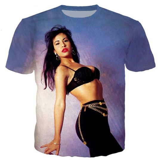 Discover Harajuku Singer Selena Quintanilla Pop T Shirt