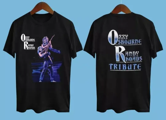 Discover Ozzy Osbourne Randy Rhoads Tribute T-Shirt or Hoodie, Ozzy Osbourne Shirt