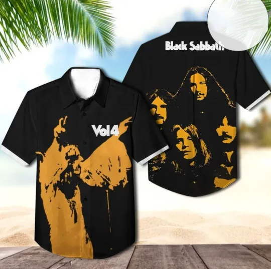 Discover Black Sabbath Vol 4 Album Hawaiian Shirt, shirt US size