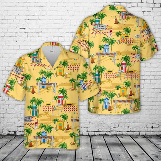 Discover Road Construction Hawaiian Shirt