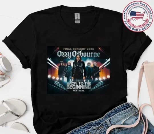 Discover Ozzy Osbourne Black Sabbath Final Concert 2025 T-Shirt