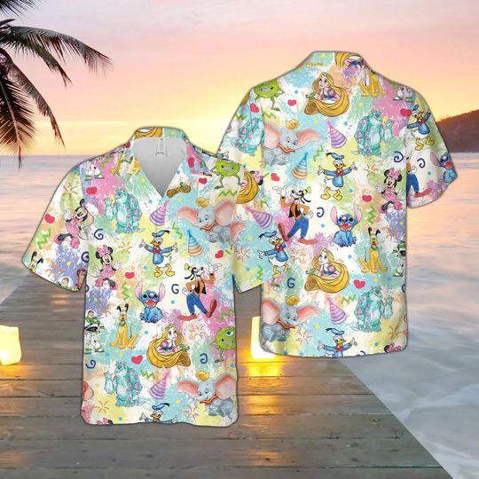 Discover Disneyyy Most Magical Castle Hawaiian Shirt